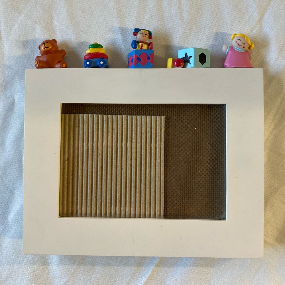 Milano White Baby Photo Frame 3.5" x 5"